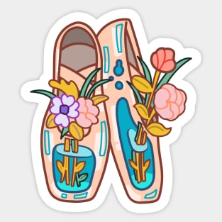 Ballet Pointe Shoes T1 Sticker